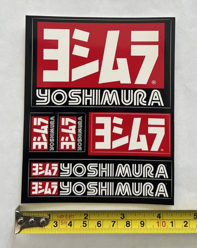 Yoshimura 6pcs decals stickers - yoshimura,