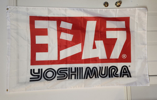 Yoshimura logo flag banner 3x5 - yoshimura,